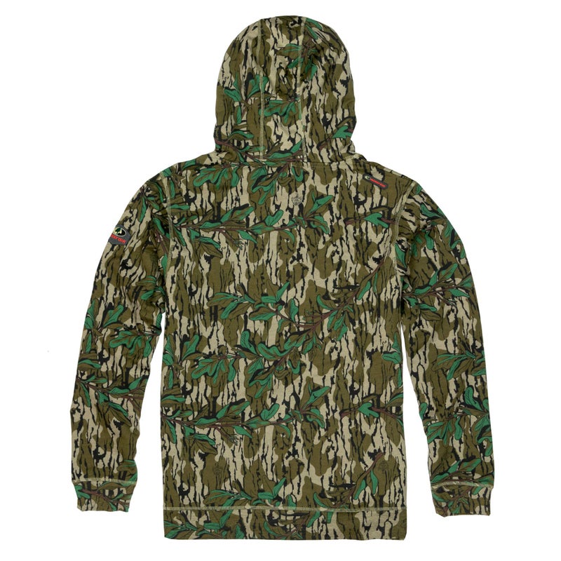 Mossy Oak Men's Vintage Camo Hunt Hoodie, Greenleaf, X-Large - Image 4
